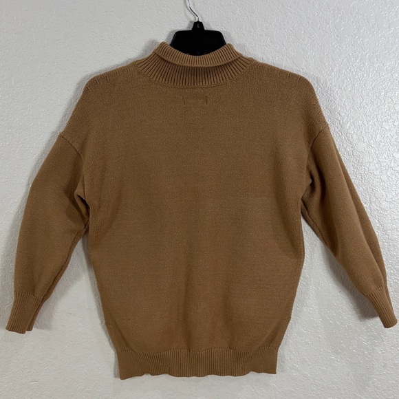MAEVE by Anthropologie ,Size S ,Cozy Tan Turtleneck Sweater - Picture 7 of 17